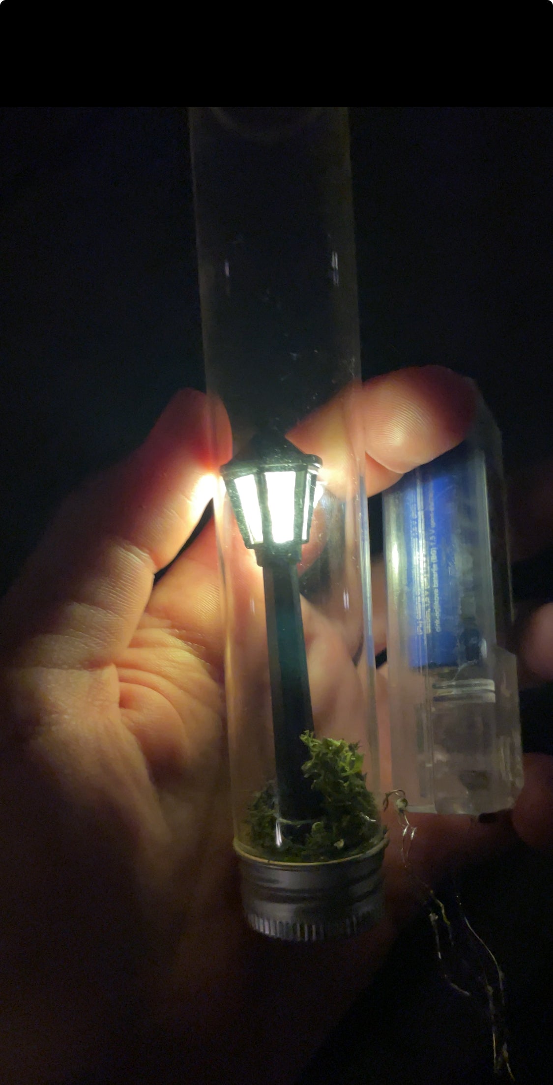 Pouličná lampa dekorácia