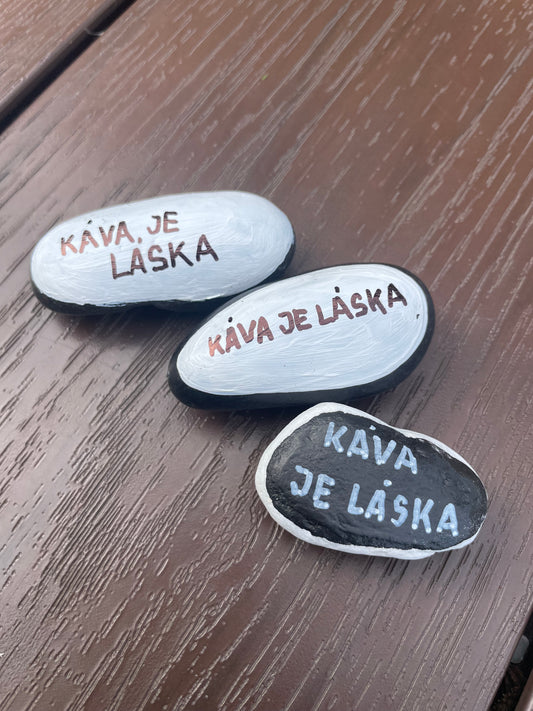 Kamienky s nápisom